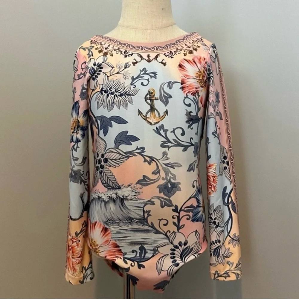 AGUA BENDITA GIRLS HONEY KAI LONG SLEEVES ONE PEICE SWIMSUIT